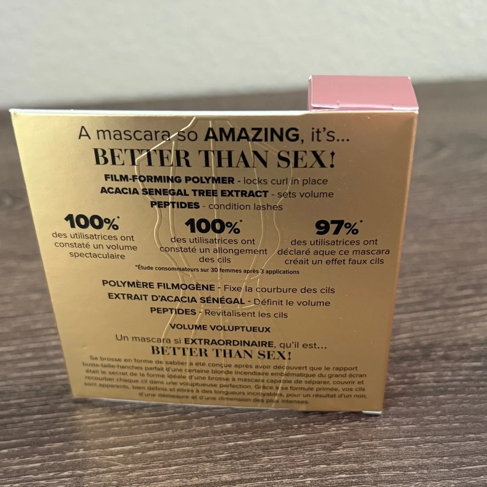 ❤️$6 NWT Too Faced Better Than Sex Mascara 3.9g